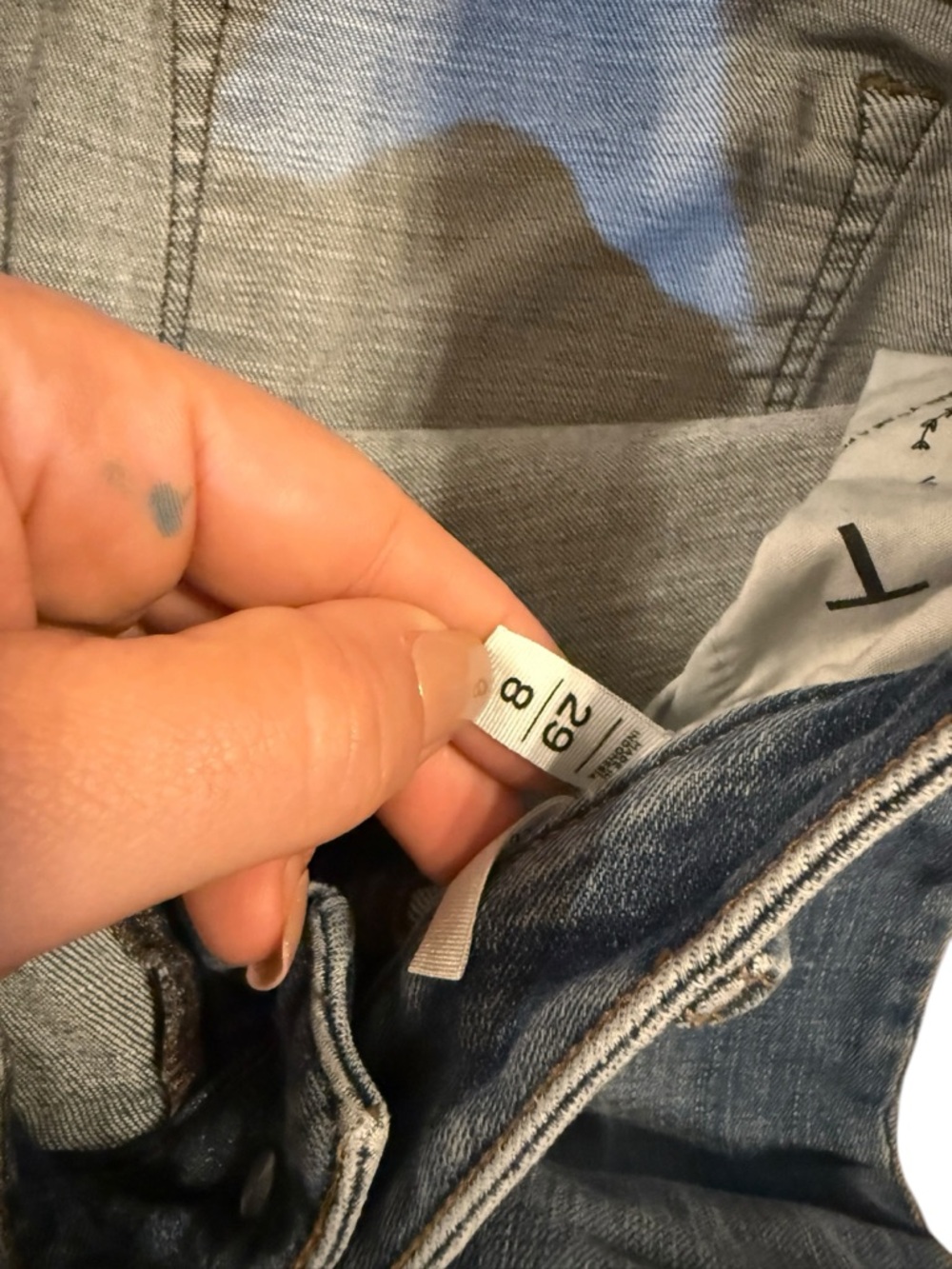 Loft Everyday Mid-Rise Straight-Leg Jeans — Blue - Picture 3 of 4